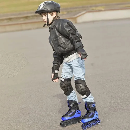 Miniatura 2 de PAPAISON Patines en línea ajustables para niños y adultos con ruedas completamente iluminadas, patines de ruedas para exteriores para niñas y niños