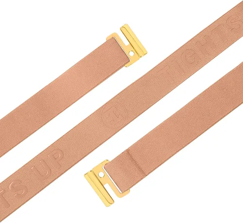 Miniatura 8 de Cinturón elástico ajustable – Cinturones para mujer, cinturón de cintura antideslizante, sin mostrar hebilla plana para mujer