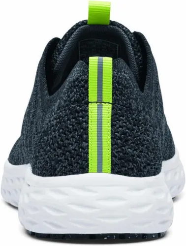 Miniatura 3 de Shoes for Crews Everlight ECO, zapatos de trabajo antideslizantes para hombre, transpirables, ligeros, con cordones, resistentes al agua, NegroGris