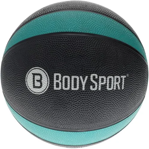 Miniatura 14 de Body Sport Pelota medicinal - Pelota de ejercicio con peso - Equipo de gimnasio en casa - Pelota de entrenamiento de fitness - Entrenamiento de Gris