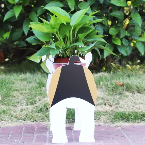 Miniatura 6 de Beagles - Contenedor para plantas con forma de perro, para amantes de las mascotas, maceta de PVC lindo para perros, macetas de cara para decoración