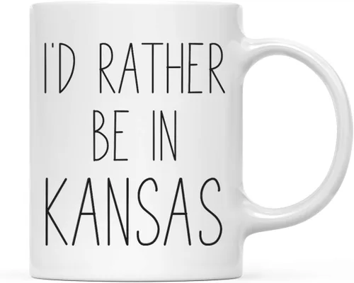 Miniatura 19 de Andaz Press Taza de café de 11 onzas, regalo con texto en inglés "I'd Rather Be in Alabama", 1 paquete, para estudiar en el extranjero, regalo