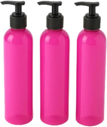 Miniatura 10 de Royal Massage Botella con bomba tipo bala de 8 onzas, aceite de masaje, loción, jabón, dispensador de champú, PET sin BPA con bomba de bloqueo Verde