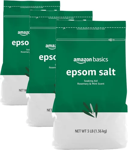 Miniatura 10 de Amazon Basics - Esencia para remojar sal Epsom con aroma a lavanda, 3 libras, paquete de 1 (anteriormente Solimo)