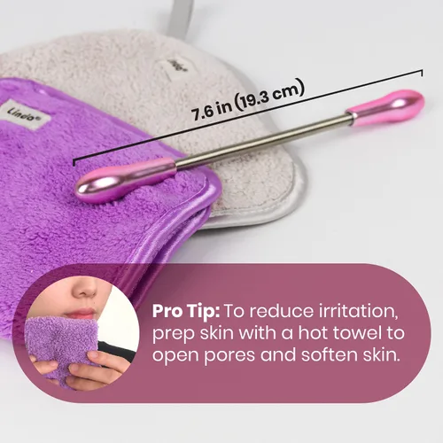 Miniatura 4 de Lindo Twist-N-Roll Tweezer - Herramienta de depilación facial de resorte, rosca natural, acero inoxidable, elimina el vello no deseado en el labio