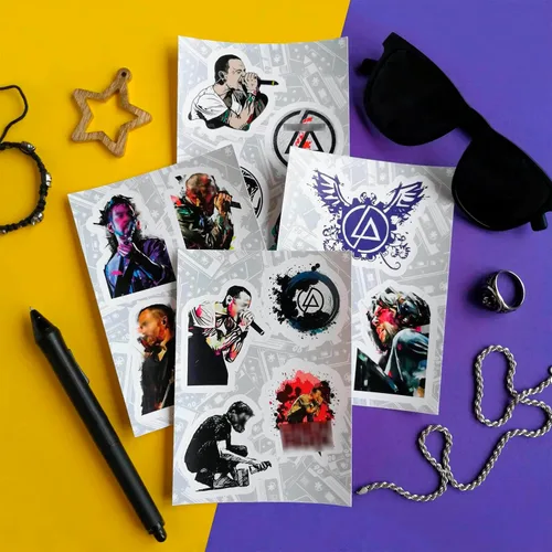 Miniatura 7 de BulbaCraft Calcomanías de rock, calcomanías de banda para adultos, calcomanías de rock, calcomanías de música Nu Metal Pegatinas de música rock