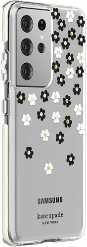 Miniatura 6 de Kate Spade - Carcasa rígida para Galaxy S21 Ultra 5G, diseño de flores dispersas