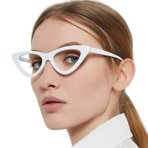 Miniatura 8 de MARE AZZURO Anteojos de lectura con bloqueo de luz azul para mujeres, ojo de gato, lectores de computadora 0 1.0 1.25 1.5 1.75 2.0 2.25 2.5 2.75 3.0