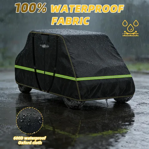 Miniatura 6 de Cubierta impermeable para UTV de 4 plazas – Protección 600D lado a lado, compatible con Polaris Ranger Crew XP 1000/900/570/800, General, RZR