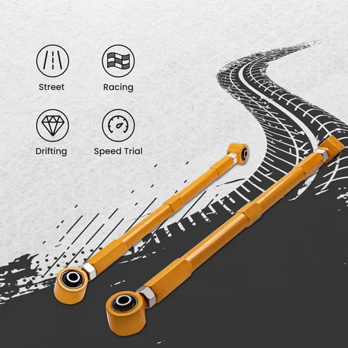 Miniatura 4 de Brazos de inclinación ajustables para Mini Cooper 2002-2013 R50 R52 R53 R56 R57 R58 R59 R60 R61, kit de brazo de control inferior trasero, -4 a +4