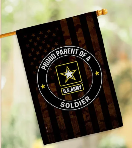 Miniatura 9 de Orgulloso bandera de la casa del ejército – Paquete de guardabosques de las fuerzas armadas de los Estados Unidos Americanos Militares Veteranos