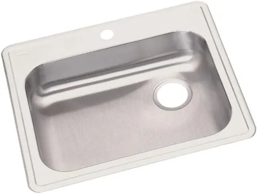 Miniatura 36 de Elkay GE12521 Dayton Fregadero de cocina empotrable de una sola cubeta de acero inoxidable de 25" - 1 orificio para grifo