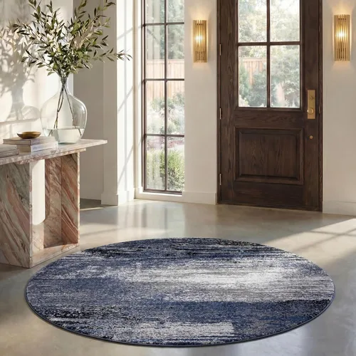 Miniatura 62 de SAFAVIEH, colección Adirondack - Alfombra de 6 x 9 pies, plateada/multicolor, abstracta, moderna, no desprende pelo, de fácil cuidado, para zonas