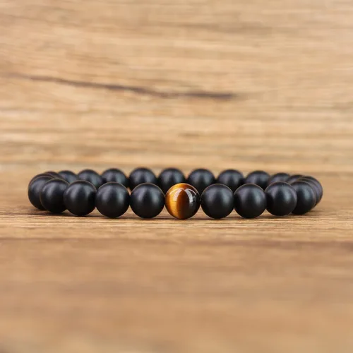 Miniatura 6 de COAI Pulseras a juego de piedra de ónix de larga distancia