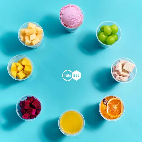 Miniatura 5 de Turbo Bee Paquete de 500 vasos de plástico desechables de 9 onzas, resistentes al calor y seguros para alimentos para bebidas calientes/frías
