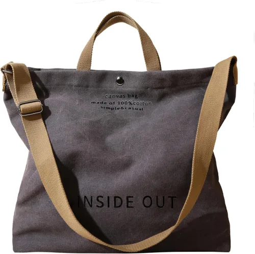 Miniatura 7 de Bolso de mano de lona grande para mujer, bolso de trabajo casual para hombro, bolso cruzado con asa superior, bolsos cruzados