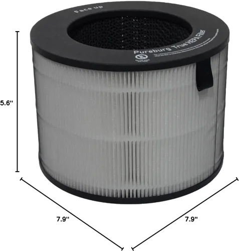 Miniatura 8 de PUREBURG Filtro de repuesto compatible con LG PuriCare AeroTower U9C Series U9CV2B U9CS1C U9CV1C, ventilador purificador de aire, H13 True HEPA