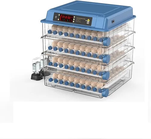 Miniatura 14 de Incubadoras automáticas para incubar huevos, capacidad para 6-256 huevos, control automático y ajustable de temperatura y humedad para pollo, pato