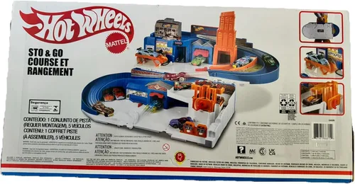 Miniatura 2 de Hot Wheels Flying Customs Sto & Go, Track Set