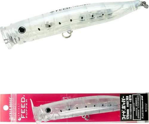 Miniatura 45 de TACKLE HOUSE Feed Popper 175, Señuelos de pesca de atún de agua salada, Topwater, GT, Bonito, Yellowtail, Yellowfin, Atún rojo, flotante