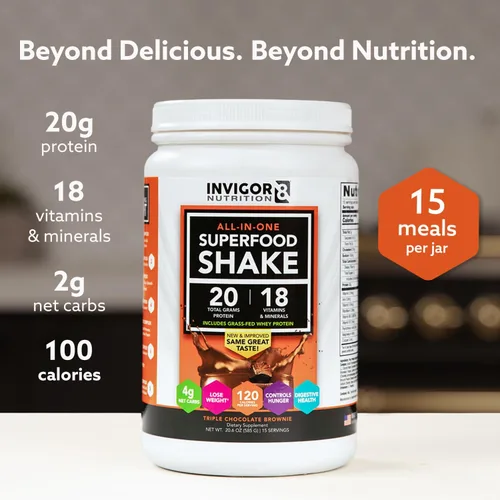 Miniatura 5 de Licuado nutricional y supercomida orgánica Invigor8, 1