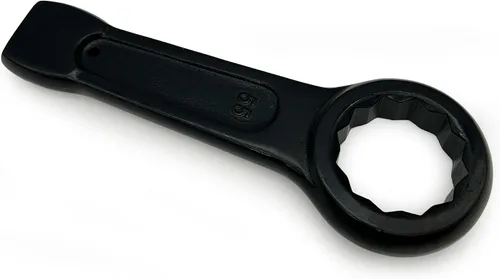 Miniatura 3 de Slogging Box End Striking Ring Llave métrica Slugging Llave plana de un solo anillo 2.165 in