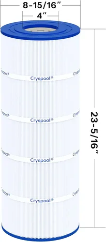 Miniatura 3 de Cryspool® 08055 Filtro compatible con Hayward C1200, CX1200RE, PA120, C-8412, Ultra-B2, FC-1293, Clearwater II 125, 817-0125N, Cartucho de filtro