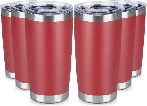 Miniatura 11 de Vaso Térmico de 20 oz de Acero Inoxidable Vasos Térmicos a Granel con Tapa Aislamiento de Doble Pared Tazas de Café Térmicas para Bebidas Calientes