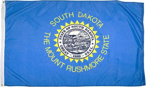 Miniatura 64 de FlagSource Bandera del estado de nailon de Iowa, fabricada en los Estados Unidos, 4 x 6 pies Iowa 4x6