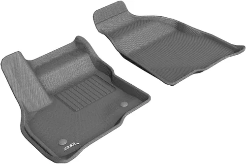 Miniatura 12 de 3D MAXpider Tapete KAGU de ajuste personalizado (negro), compatible con Chevrolet Bolt EV 2017-2023 - Segunda fila Trasero