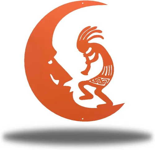 Miniatura 14 de Riverside Designs Kokopelli - Arte de pared de acero para exteriores, resistente e impermeable, fabricado en Estados Unidos