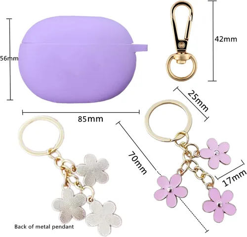 Miniatura 5 de Funda para nuevos Beats Studio Buds + funda 2023/2021, bonita funda de silicona de Beats Studio Buds de carga, auriculares inalámbricos protectores