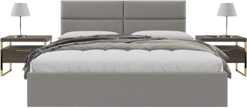 Miniatura 135 de Vänt - Paneles tapizados de cabecera para montar en la pared, diseño Isabelle, 60 x 23 pulgadas, configuración de 4 paneles individuales, Cuero