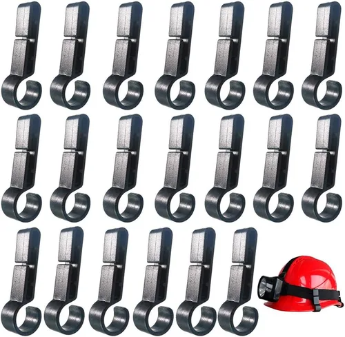 Miniatura 8 de 10 clips de casco para casco duro, monta fácilmente el faro en el casco de bordes estrechos 10pcs