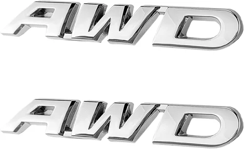 Miniatura 7 de OnlyYou.X AWD Emblema 3D Logo AWD calcomanía gruesa para camioneta y automóvil, 2 piezas de metal negro