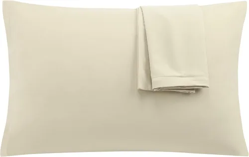 Miniatura 34 de uxcell Paquete de 2 fundas de almohada de microfibra suave serie 1800 con cremallera estándar (20 x 26 pulgadas), color dorado