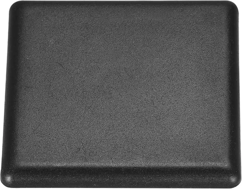 Miniatura 10 de uxcell Tapa de extrusión de aluminio cuadrada de plástico estándar Negro 0.787x0.787 in 20pcs
