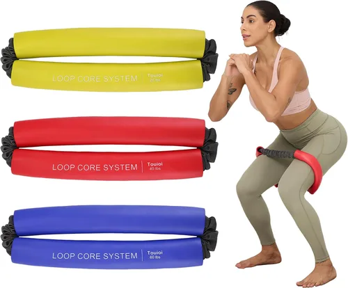 Miniatura 8 de Hip & Core System, Resistance Loop to Stretch, Core Fitness Glute Workout Bands