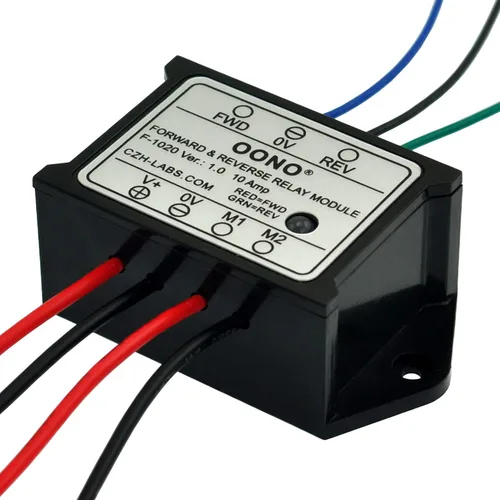Miniatura 4 de OONO Módulo de relé de avance y marcha atrás para motor/actuador lineal, módulo de relé de marcha atrás (DC 12V)