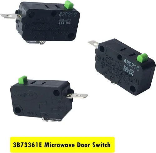 Miniatura 3 de LONYE WB24X10103 & 3B73361E & SZM-V16-FD-63 - Interruptor de puerta de microondas de repuesto para microondas GE SZM-V16-FA-61 SZM-V16-FA-62