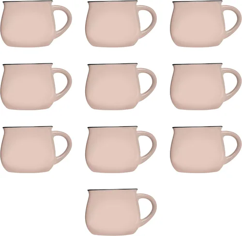 Miniatura 17 de Juego de 10 tazas de café glaseadas personalizadas para fogata, 12 onzas, paquete personalizado a granel, perfectas para café, té, expreso, cacao