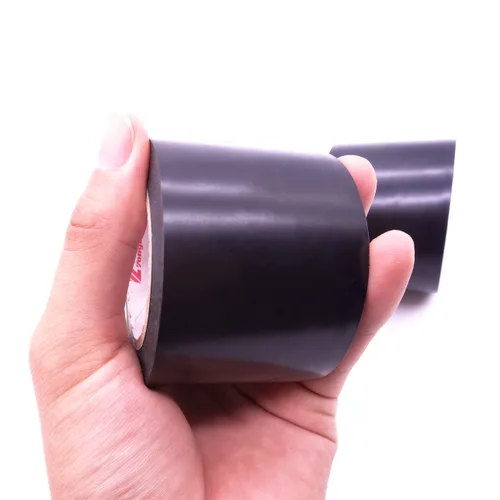 Miniatura 2 de Maveek 2 rollos de cinta eléctrica de PVC de 2 pulgadas, impermeable, cinta aislante de reparación, rollo de color negro, para tuberías o ventanas