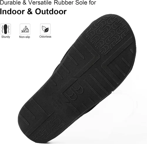 Miniatura 6 de Cómodas pantuflas de espuma viscoelástica para hombre