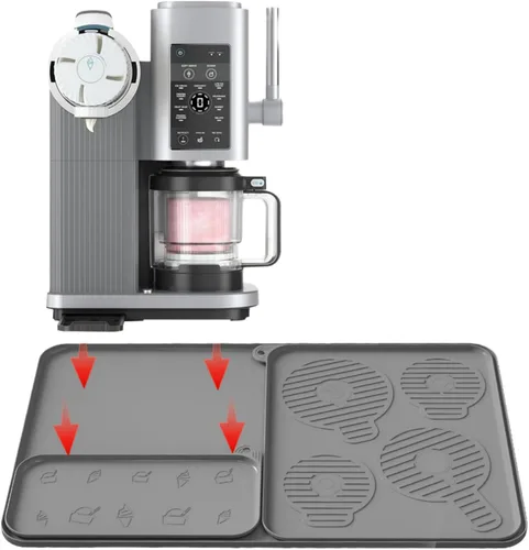 Miniatura 12 de Paquete de 4 pintas CREAMi y tapas de silicona para Ninja NC700 NC701 Series, compatible con helados Ninja Swirl y máquinas de servir helados