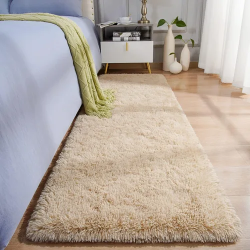Miniatura 41 de BENRON Alfombras de pasillo esponjosas de 2 x 4 pies, suaves y largas para dormitorio, pasillo, entrada, cocina, alfombra lavable para decoración