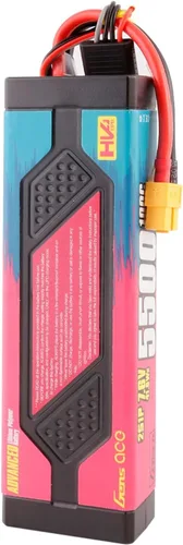 Miniatura 4 de Gens ace Advanced 5500mAh 7.6V 100C 2S1P Hardcase HV Lipo batería con chip G-Tech es más inteligente, segura y conveniente (2 piezas)