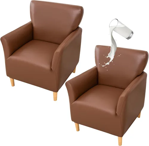 Miniatura 28 de FUANGUI Funda para Sillón de Banquete con Brazos Fundas para Sillas Elásticas Funda para Sillón Club Funda Suave para Sillón Sofá Cubiertas 03