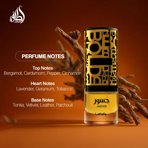 Miniatura 5 de Lattafa Jasoor Eau De Parfum Spray para hombre, 3.4 onzas