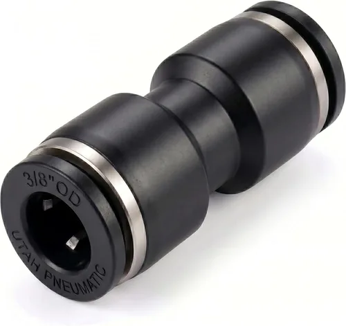 Miniatura 12 de Utah Pneumatic Conexiones en T de 1/4 "Push To Connect (paquete de 10) Línea de aire y acoplador neumático de conexión rápida Conector de tubo