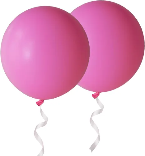 Miniatura 15 de Globos redondos gigantes de 24 pulgadas, paquete de 10 globos de látex negro para sesiones de fotos, bodas, baby shower, decoraciones de fiesta